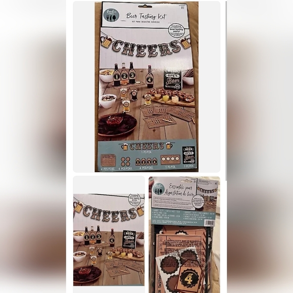 Amscan "CHEERS" Beer Tasting Kit Party Decorating & Voting for 4 People NWT - Picture 4 of 9